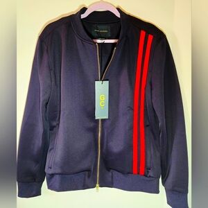 Good Counsel Mens Track Jacket, Full Zip, Pockets, Purple, NWT, Size Medium